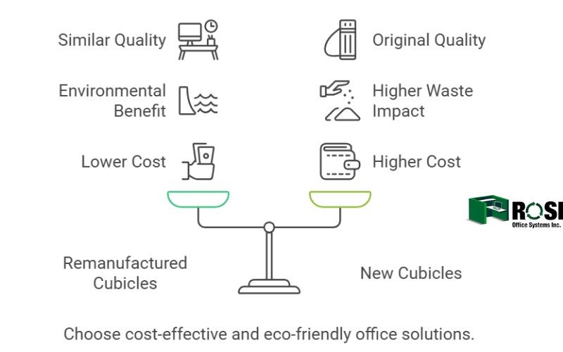 Choose cost-effective and eco-friendly office solutions Infographic