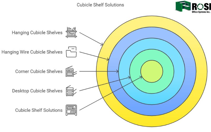 Cubicle Shelf Solution Infographic