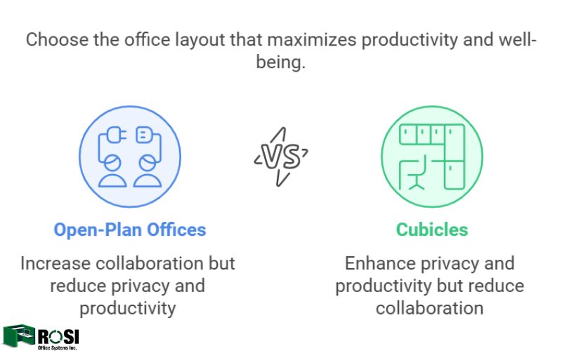 open offices vs cubicles infographic 