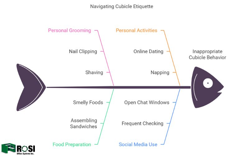 Navigating Cubicle Etiquette Infographic