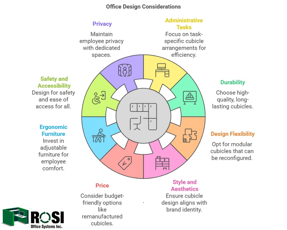 Office Design Considerations Infographic