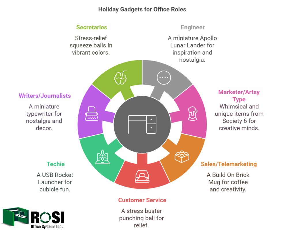 Office Cubicle Gadgets Infographic