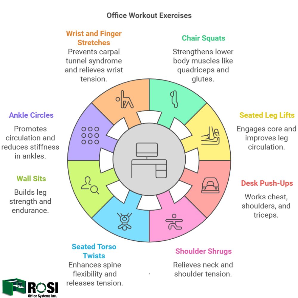 Office Exercise infographic 