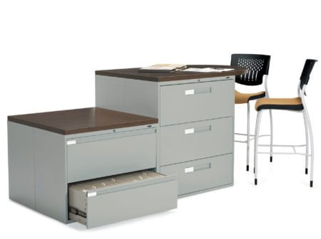 file storage cabinets with raised office seating