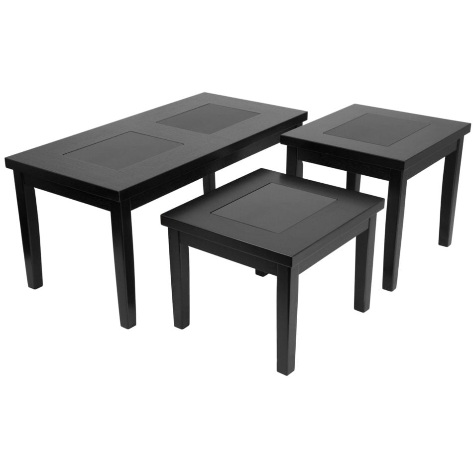 3 Piece Reception Area Occasional Table Set