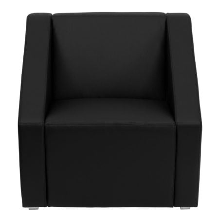 HERCULES SMART SERIES BLACK LEATHER LOUNGE CHAIR