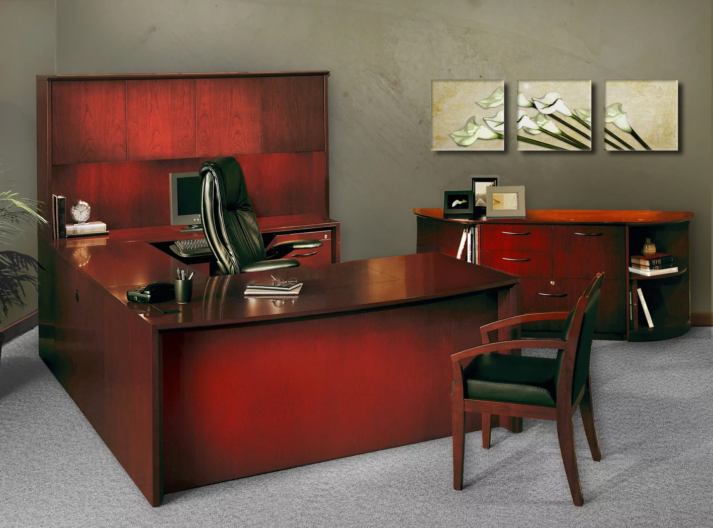 Mayline Executive Desk 