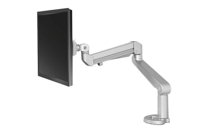 Silver ESI Edge Single Monitor Arm