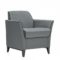 Lounge Chair, Wood Legs, Contrast Piping (5471-CP)