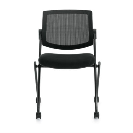 Mesh Back Flip Seat Nesting Chair