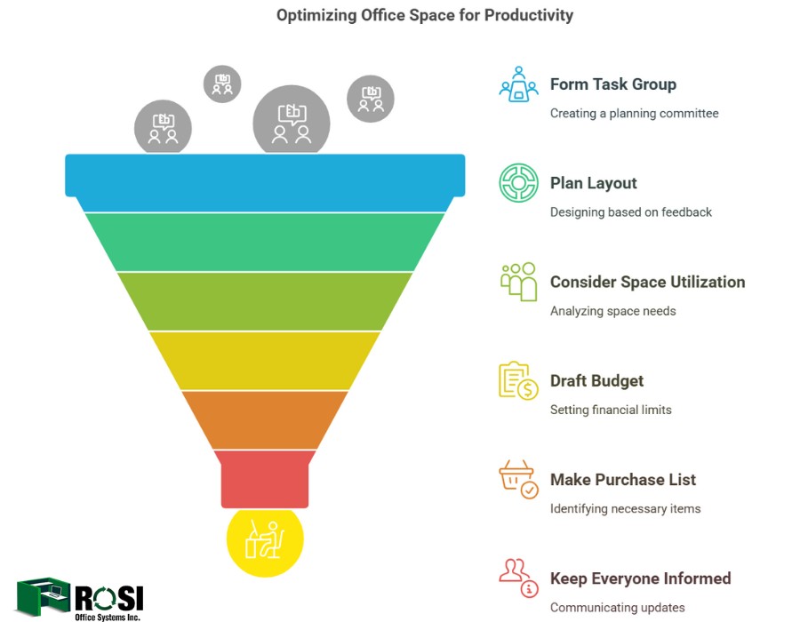 Optimizing Office Space For Productivity Infographic