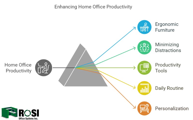 Enhancing Home Office Productivity Infographic