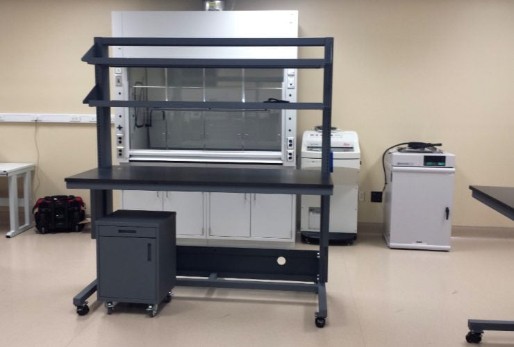 lab equipment cart