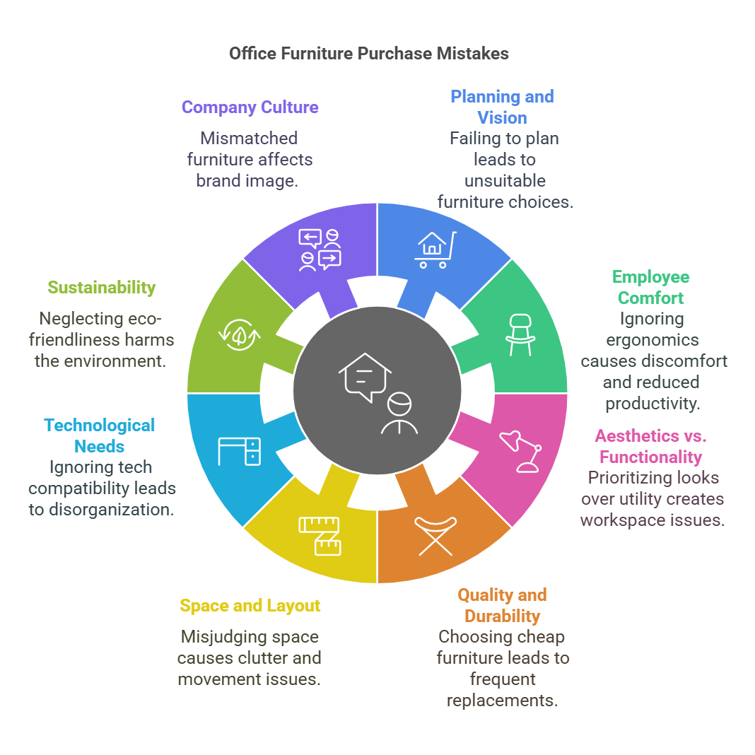 Mistakes To Avoid When Buying Office Furniture Infographic 