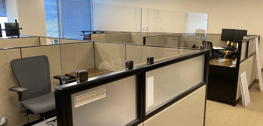 Modern office cubicles in Houston Tx