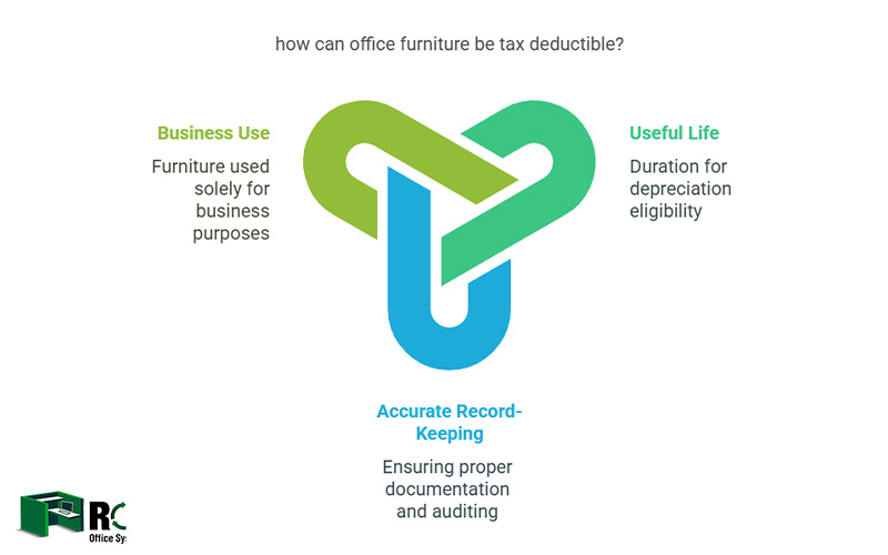 How can office furniture be tax deductible Infographic