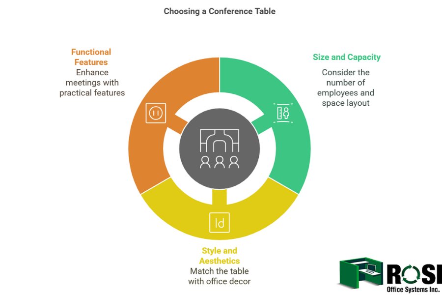 Important Points When Choosing a Conference Table Infographic