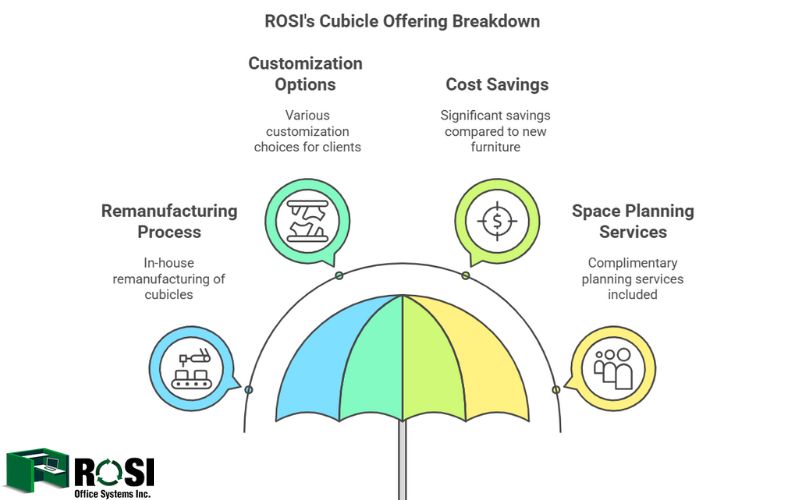 ROSI Cubicle Offering Breakdown Infographic